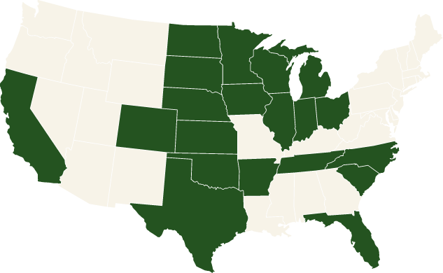 Farm Rescue Volunteer map